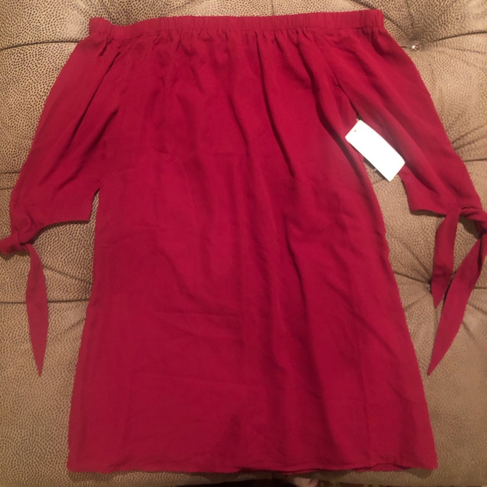 Tobi off the shoulder dress